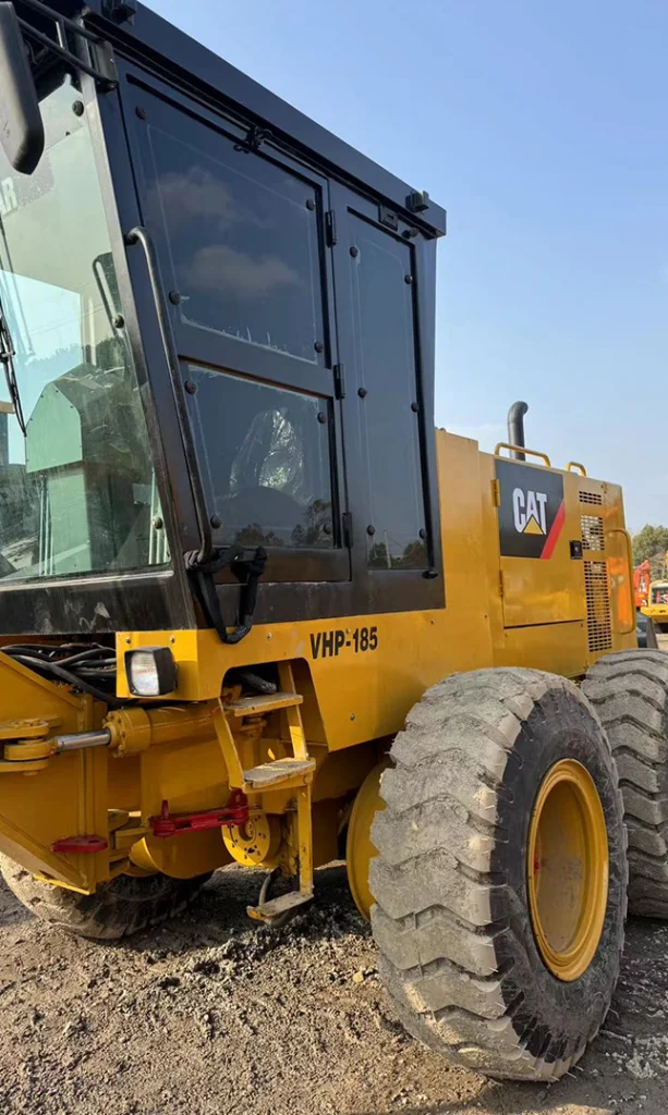 Yellow Heavy-Duty Excavation Equipment at Construction Site with Blue Sky
